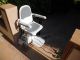 Silla subeescaleras modelo interpérie en Santa Pola (Alicante)